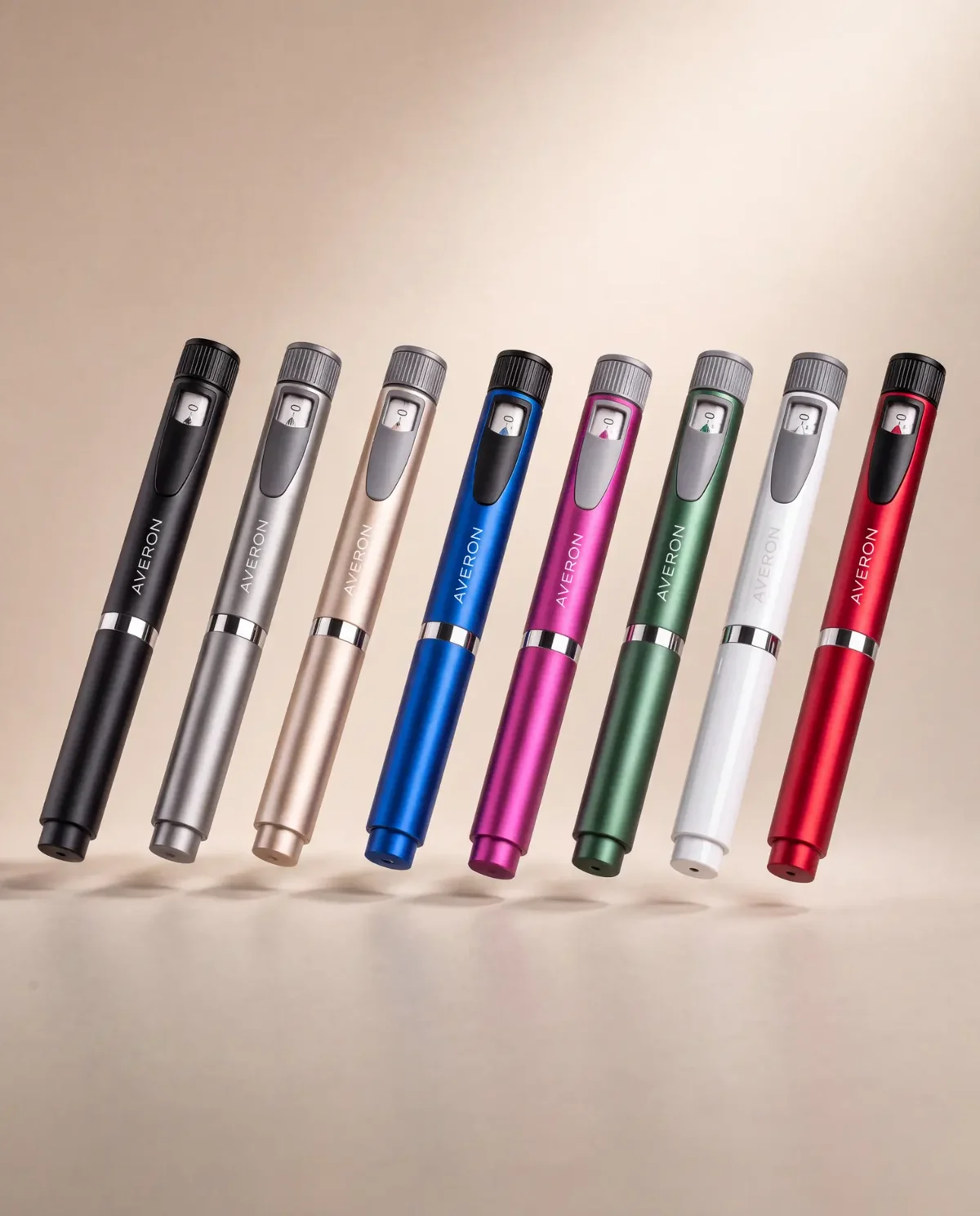 AVERON Peptide Pen — V2 Aluminium Reusable device