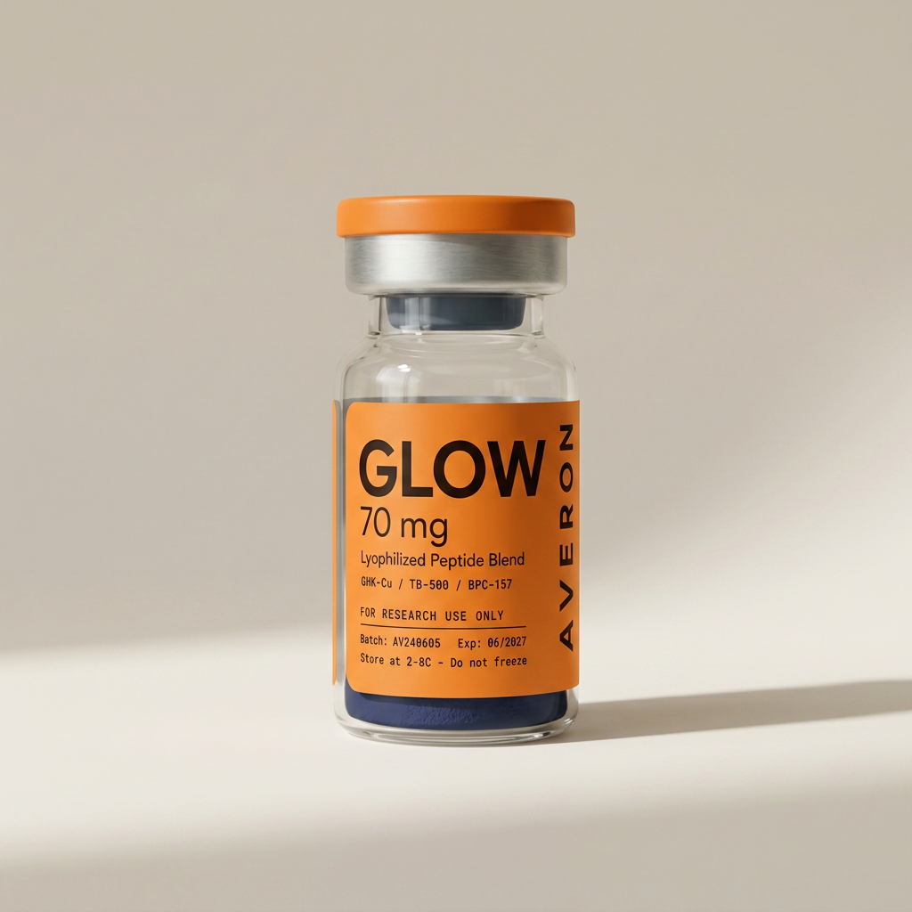 GLOW Stack 70 mg blend (BP-157 + GHK-C + TB-5)