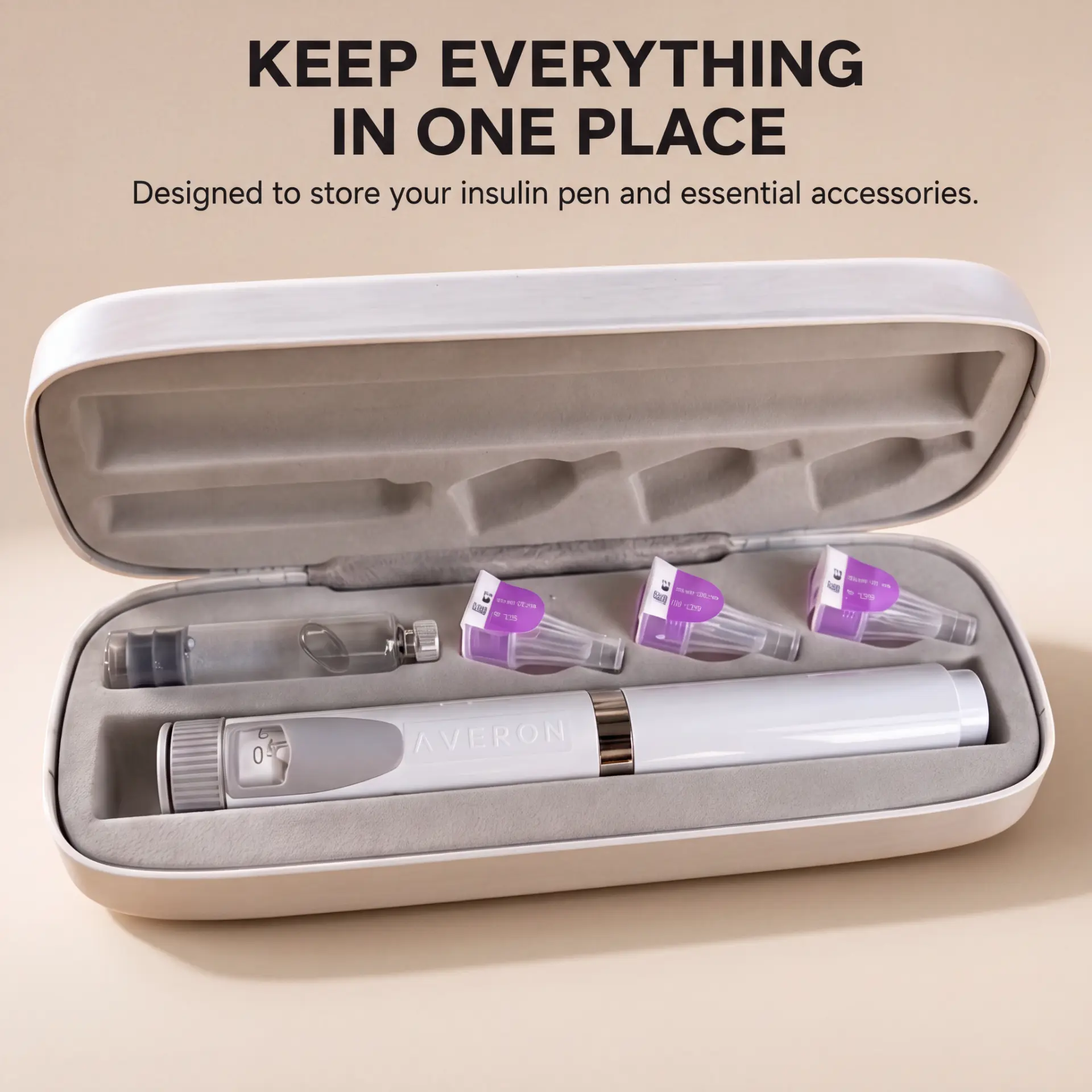 AVERON Peptide Pen Case Hard case · Black or White
